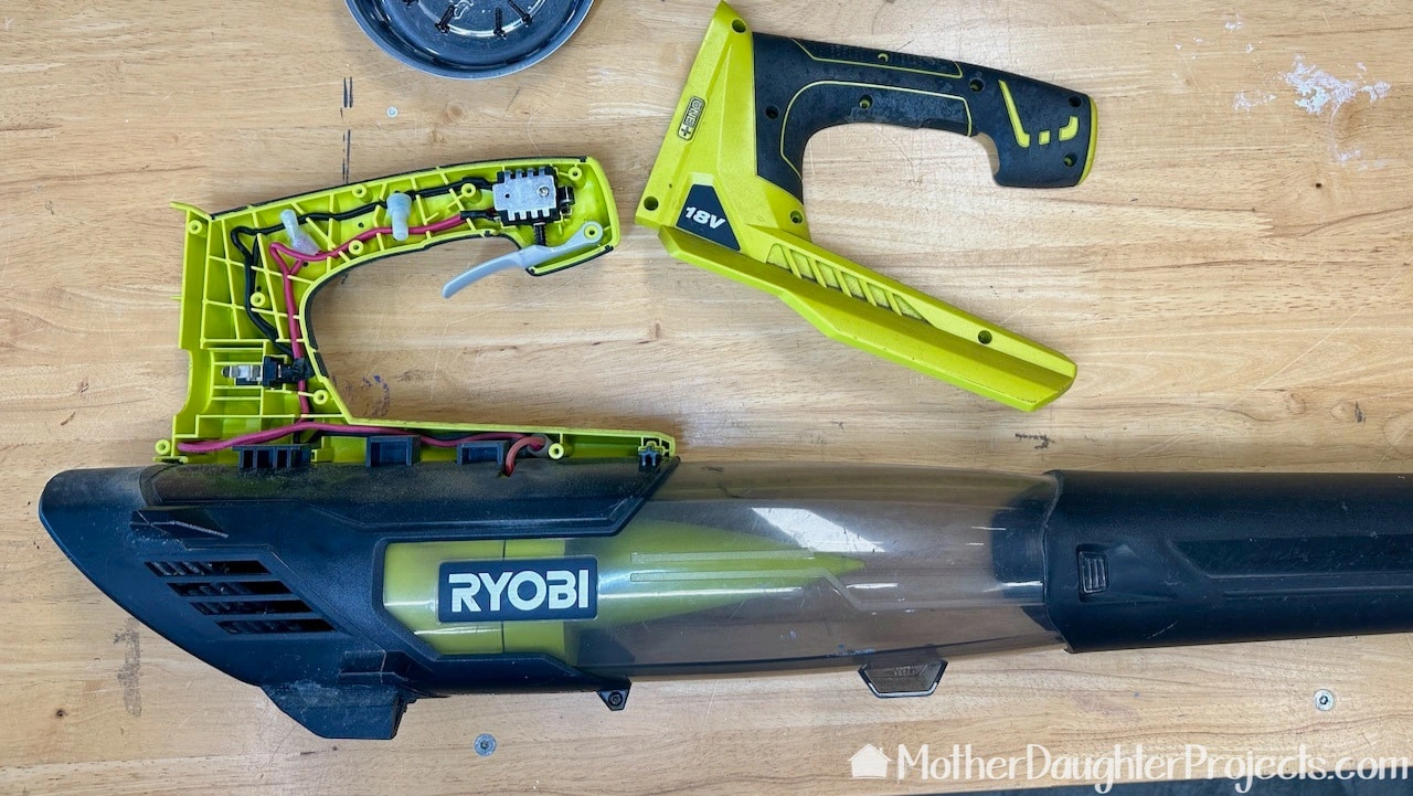 Ryobi Leaf Blower Handle Adjustment Broken