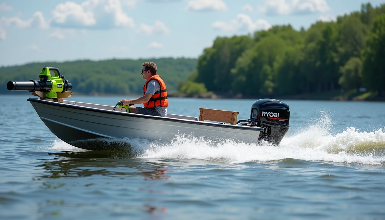 Can A Leaf Blower Be Used As A Boat Motor