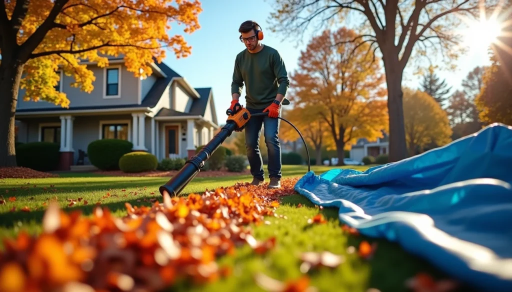 How to Blow Leaves with a Leaf Blower